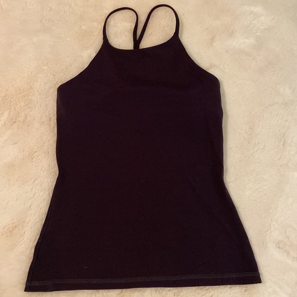 Lululemon Purple Power Y Workout Tank 4 - Picture 4 of 5
